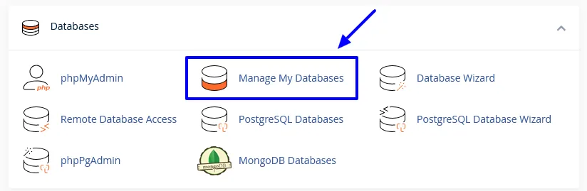 ساخت دیتابیس mysql