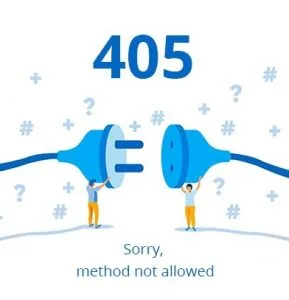 آموزش رفع ارور 405 Method Not Allowed