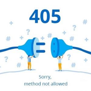 آموزش رفع ارور 405 Method Not Allowed