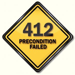 بررسی ارور 412 Precondition Failed
