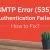 بررسی ارور 535 Authentication failed بررسی ارور 535 Authentication failed