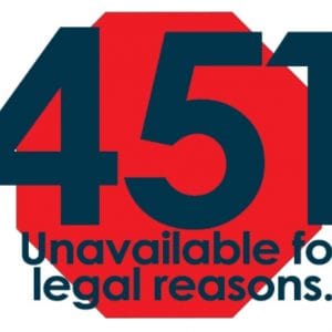 بررسی کد وضعیت 451 Unavailable For Legal Reasons