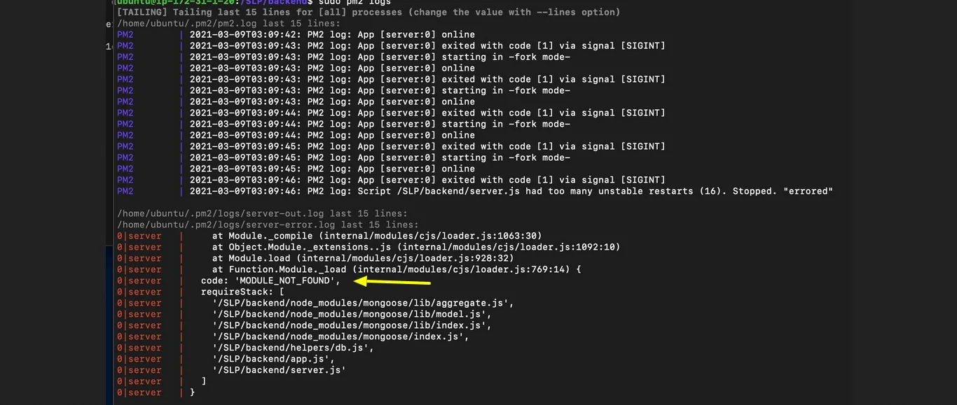 راهنمای رفع خطای module_not_found