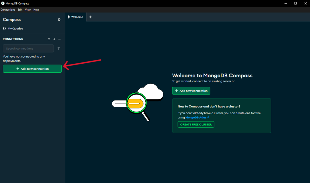 MongoDB compass environment