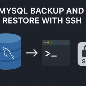 آموزش تهیه بک آپ و ریستور MySQL با SSH آموزش تهیه بک آپ و ریستور MySQL با SSH