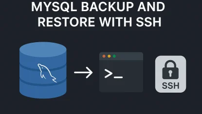 آموزش تهیه بک آپ و ریستور MySQL با SSH آموزش تهیه بک آپ و ریستور MySQL با SSH