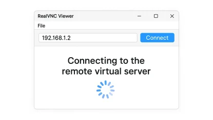 اتصال به سرور مجازی با RealVNC Viewer اتصال به سرور مجازی با RealVNC Viewer