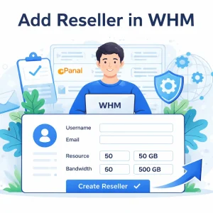 نحوه ساخت و کانفیگ نمایندگی در WHM