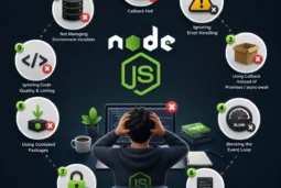 10 اشتباه رایج توسعه‌ دهندگان Nodejs و راه حل آن‌ ها