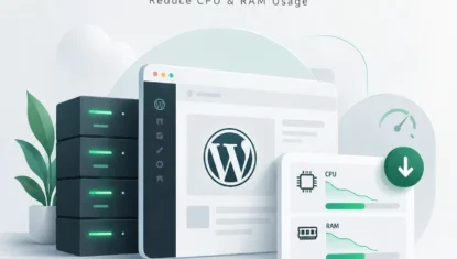 کاهش مصرف منابع وردپرس؛ راهنمای کاهش مصرف CPU و RAM